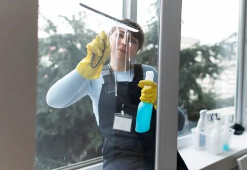 Nettoyage de vitres intérieures et extérieures à Dommartin